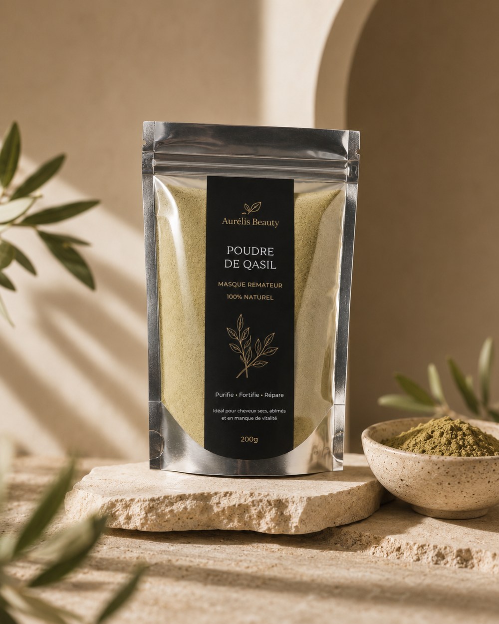 Poudre de Qasil – Masque Réparateur Naturel 250g
