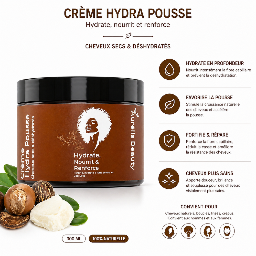 Crème Hydra Pousse 300ml